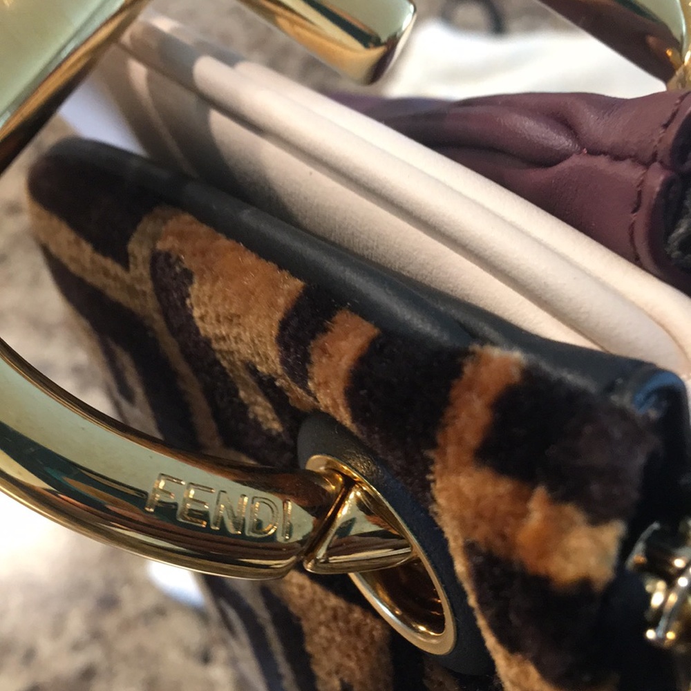 NWOT Fendi Tripletted Zucca Pouch - Picture 4 of 14